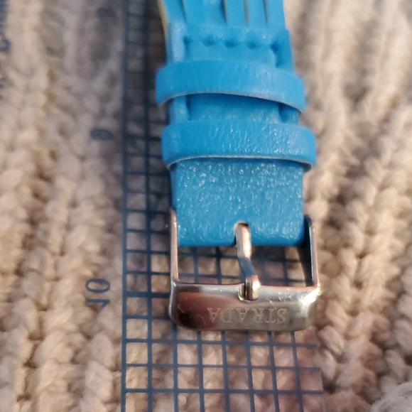 Strada Blue Leather Watch - Picture 6 of 8